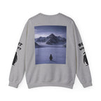 Crewneck Sweatshirt — "But Why?" Penguin Graphic Pullover